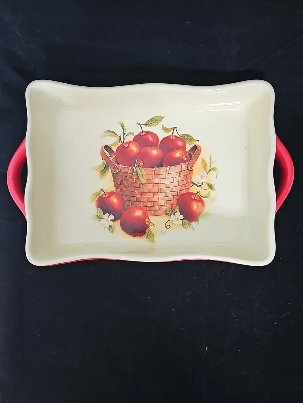 Ceremic Red Apple Baking Dish
